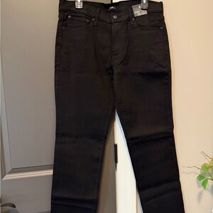 Express Men's Slim Straight Jeans in Black